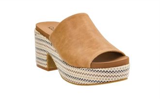 Corkys Footwear Womens Totally Buggin Wedge Sandals In Caramel