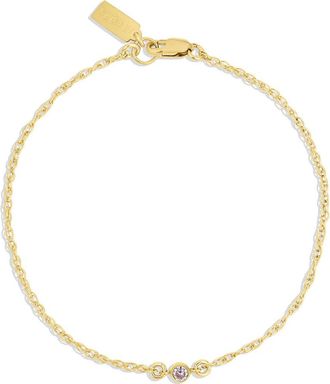 Set & Stones Birthstone Bracelet in Gold /June at Nordstrom