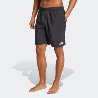 adidas Badeshorts ADIDAS PERFORMANCE ESS SH 8IN, Herren, Gr. 3XL, N-Gr, schwarz-weiss (schwarz, wei&szlig;), Obermaterial: 100% Polyester, Badehosen Badeshorts
