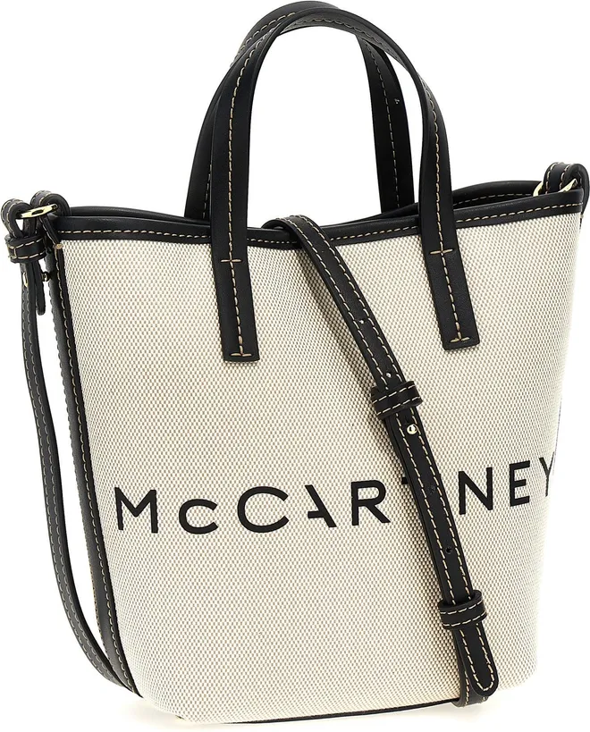 Nylon Tote Bag - Beige