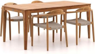 Bellagio la vita attrattiva Bellagio Berbaro/Bruca 170cm dining tuinset 5-delig stapelbaar