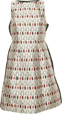 Alice & Olivia Abito con effetto jacquard - Toni neutri