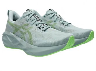 Asics Mens Novablast 5 Shoe In Cold Moss/light Orange