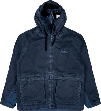 C.P. Company Explorer Jacket - Heren - Zomerjassen - Blauw - S - Katoen - Jassen