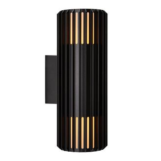 Nordlux Modern Outdoor Wall Light Black Aluminium E27 Coastal/Marine Safe - Mains Powered, IP54