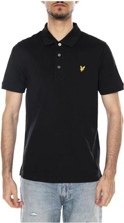 Lyle & Scott Polo Shirt - Heren - Polos - Zwart - S - Katoen - Tops