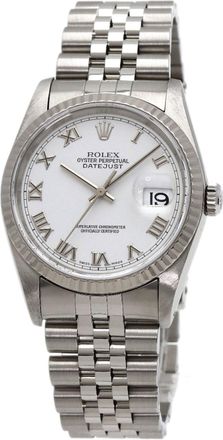 Rolex Datejust Stainless Steel gold (18K) Wristwatch (Pre-Owned)