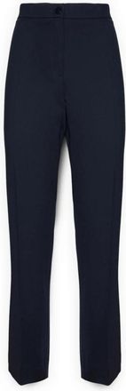 Elena Miro Milano Stitch Broek - Dames - Slim Fit Broeken - Blauw - 2XL - Nylon - Broeken
