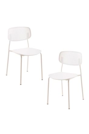 Regalos Miguel Packs Sillas Comedor - Pack 2 Sillas Piki - Blanco