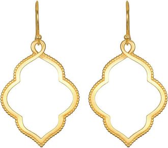 Satya Jewelry Full Bloom Lotus Petal Earrings