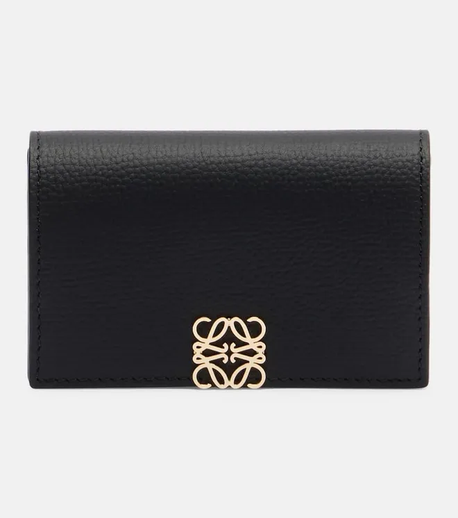 Anagram leather card holder
