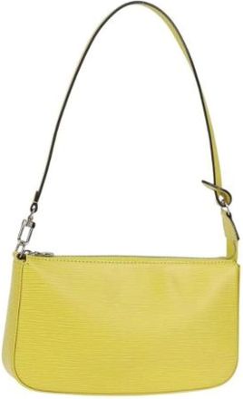 Louis Vuitton Pre-owned Shoulder Bags, female, Yellow, Size: ONE SIZE Pre-owned Shoulder Bag