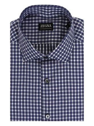 Ermenegildo Zegna Camicia a quadri - Blu
