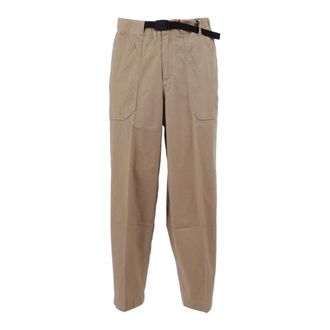 Murphy & Nye Straight Trousers, male, Beige, Size: XL Tapered Trousers