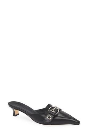 Aeyde Danielle Grosgrain Pointed Toe Mule in Black at Nordstrom Rack, Size 7.5Us / 37.5Eu