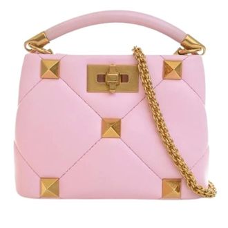 Valentino Pre-owned Satchel - Dames - Pre-owned - Roze - Maat: ONE Size Leer