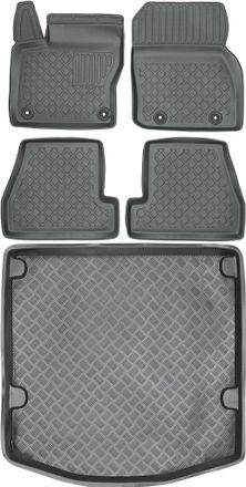 OEM Juego De Alfombrillas Para Coche Y Maletero Para Ford Focus Iii Sed&aacute;n (2011-2018)
