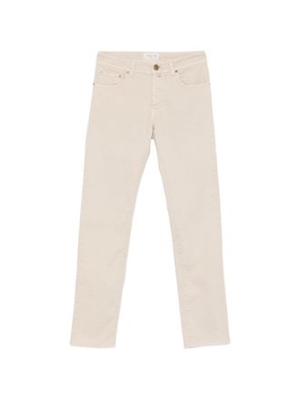 Jacob Cohen Beige Mid Rise Jeans