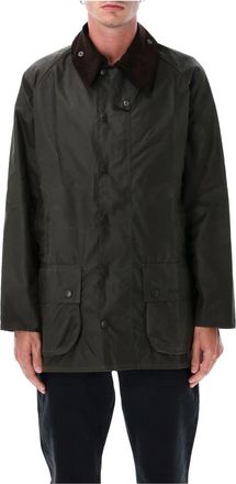Barbour Beaufort Wax Jacket - Heren - Zomerjassen - Groen - 2XL - Katoen - Jassen