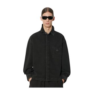 AMBUSH Ambush, Overhemden, Heren, Zwart, L, Denim, Denim Shirts