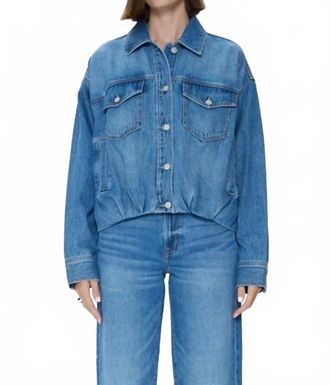 Pistola Denim Bibi Blousen Trucker Jacket In Heartfelt