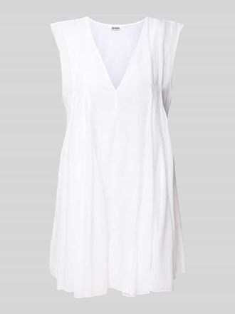 Weekday Minikleid mit V-Ausschnitt Modell Nicki in Sand, Gr&ouml;&szlig;e XS