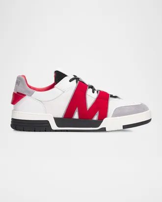 Moschino Men & apos;s Calfskin & Suede Sneakers