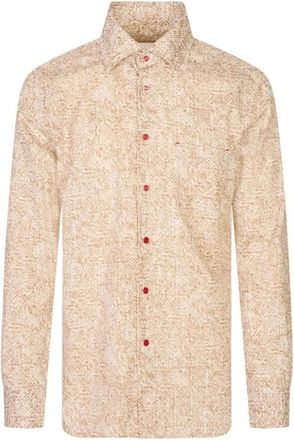 Kiton Hombre, Camisas, Beige, Talla: 4XL