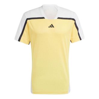 adidas Tennis HEAT.RDY Pro FreeLift T-shirt Asia Sizing Yellow White IS8966