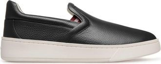Bally slip-on trainers - men - Calf Leather/Calf Leather/Rubber - 41 - Black