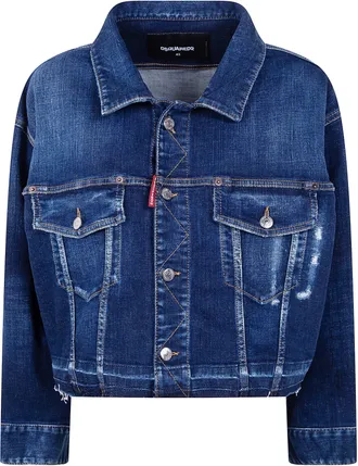 Dsquared2 Cropped Jeans Jacket