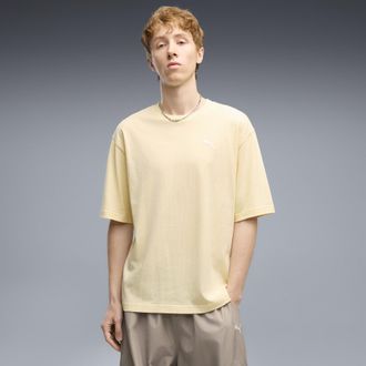Puma T-shirt Essentials dal taglio morbido da uomo, Abbigliamento, Giallo, XXL