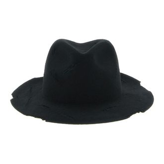 Yohji Yamamoto Wool Felt Wide Brim Hat - male - Yohji Yamamoto - Accessories - Black - XL - Accessories
