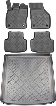 OEM Volkswagen Golf Viii Kombi A Partir De Noviembre De 2020 Set - Alfombrillas Para Coche + Alfombrilla Para Maletero