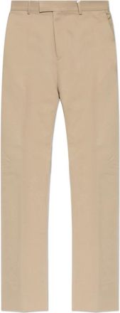 Ferragamo Katoenen Pantalon - Heren - Nette broeken - Beige - XL - Katoen - Broeken