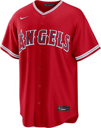 Nike Mike Trout Los Angeles Angels Nike Mens MLB Replica Jersey in Red | RP26ANA4AN9-DWF