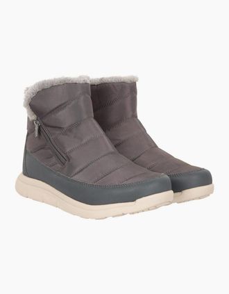 Mountain Warehouse Womens Mountain Warehouse Womens/Ladies Boston Fleece Lined Snow Boots - Grey - Size: 4