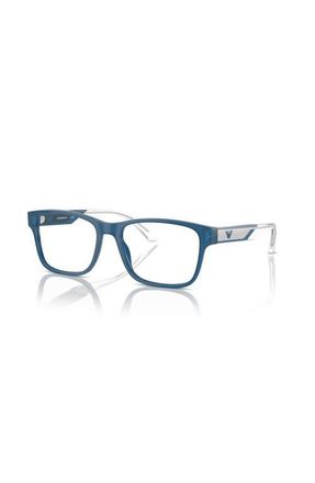 Emporio Armani 53mm Rectangle optical glasses in Blue at Nordstrom