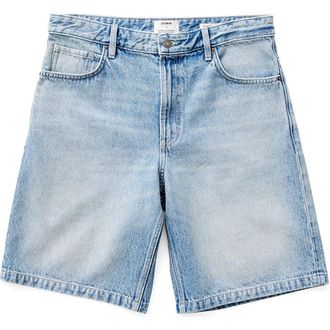 Cotton On Mens Baggy Denim Short in Gambino Blue at Nordstrom, Size 30