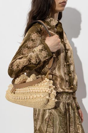 Jimmy Choo London Bon Bon Shoulder Bag, Womens, Beige