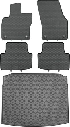 OEM Juego De Alfombrillas De Goma Para Coche Y Maletero Para Volkswagen Tiguan Ii Suv (05.2016-2024)