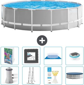 Intex Piscina Prism Frame Redonda - 457x122 Cm - 9-piezas S608