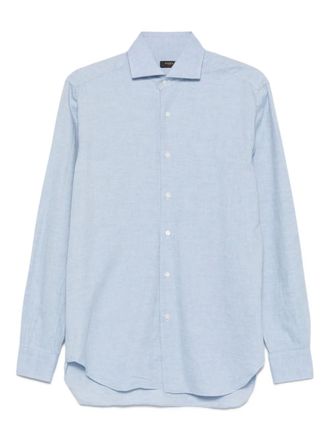 Barba Button-up overhemd - Blauw