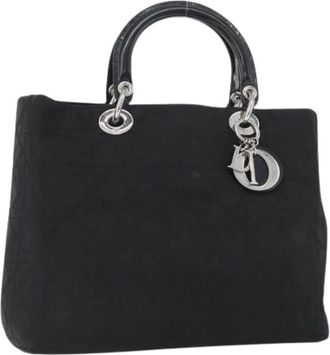 Dior Pre-owned Handbags, female, Black, Size: ONE SIZE Pre-owned Vintage Hand Bag