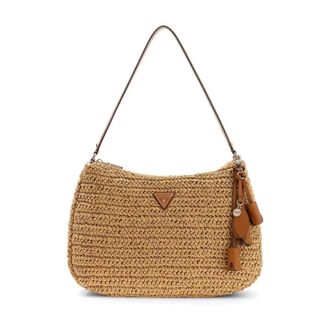 Guess Sac &eacute;paule rafia - female - Guess - Shoulder Bags - Beige - ONE SIZE - Bags