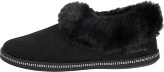 Skechers Cozy Campfire Pantoffels - Dames - Pantoffels - Zwart - 39 EU - Leer - Schoenen