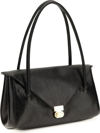 Marni Womens Shoulder East West Black Calf Leather Bos Taurus Bags