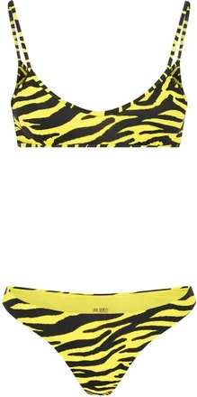 The Attico Tiger-print Bikini
