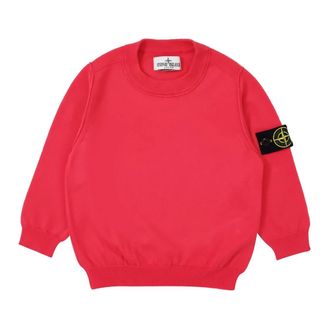 Stone Island Maglia Girocollo - male - Stone Island - Kids Sweatshirts - Pink - 2 Y - Kids