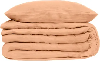Atmosphera Atmosphera - Ropa De Cama - Gasa De Algod&oacute;n - Rosa - 260x240 Cm Cr&eacute;ateur DInt&eacute;rieur